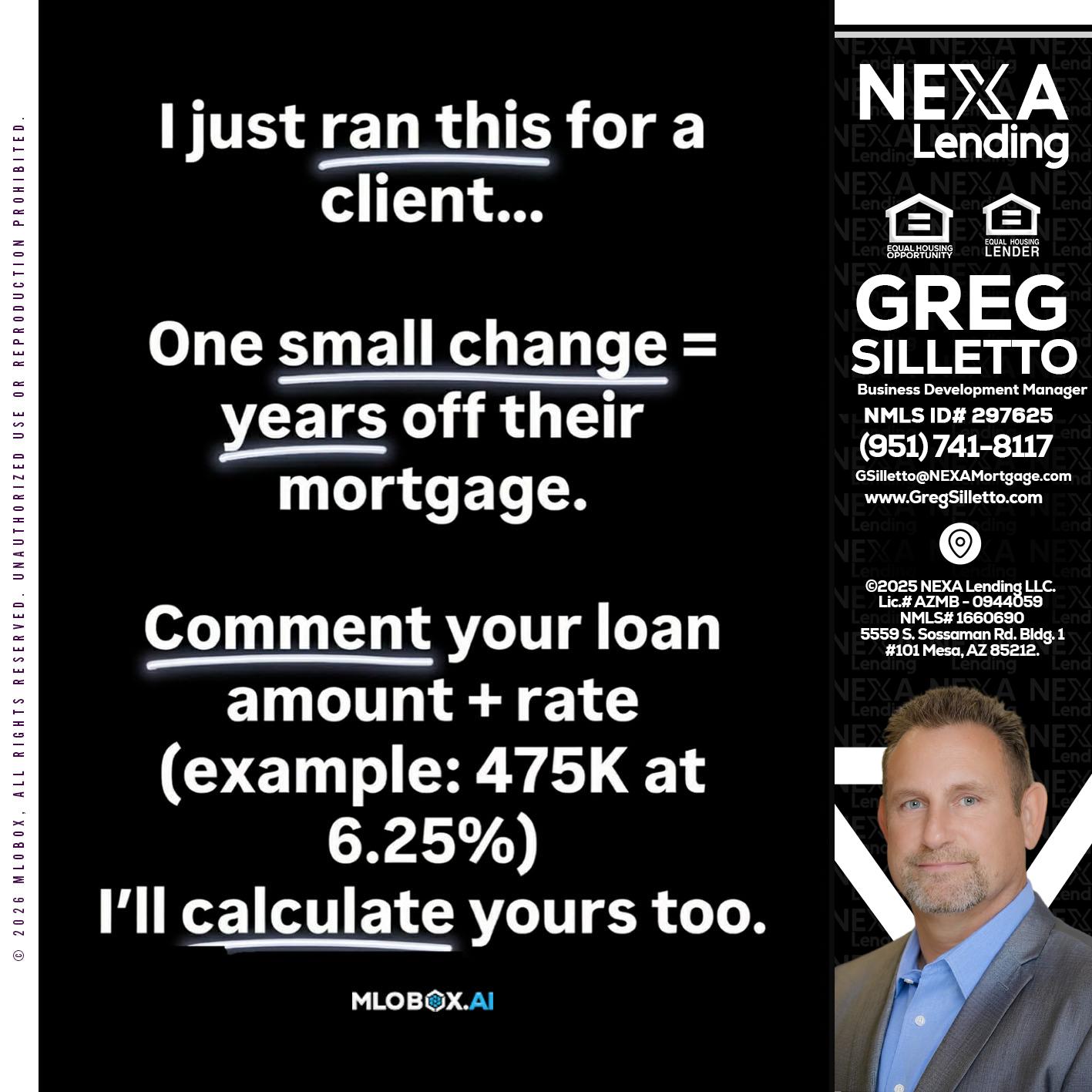 I JUST RAN - Greg Silletto -Business Development Manager