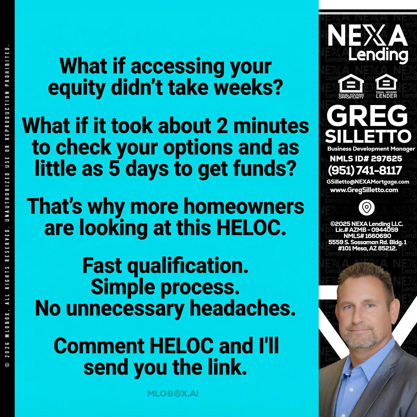 what if - Greg Silletto -Business Development Manager