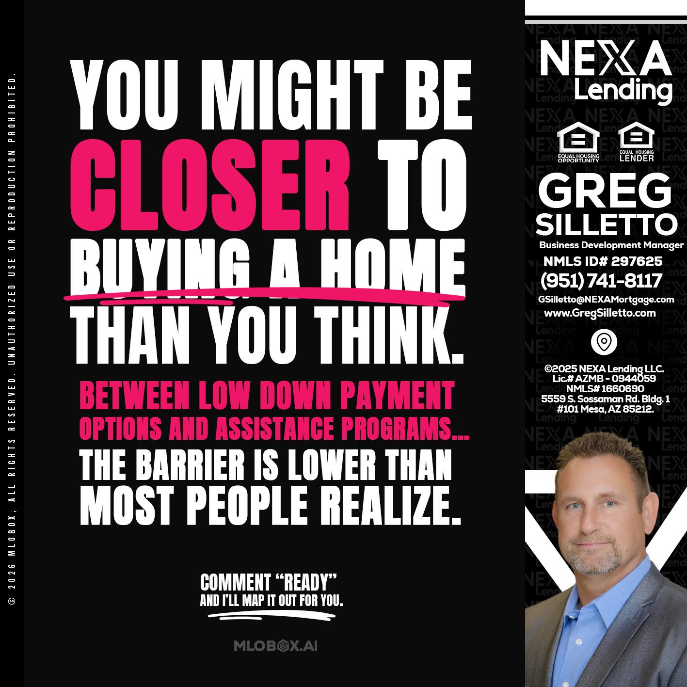 YOU MIGHT BE - Greg Silletto -Business Development Manager