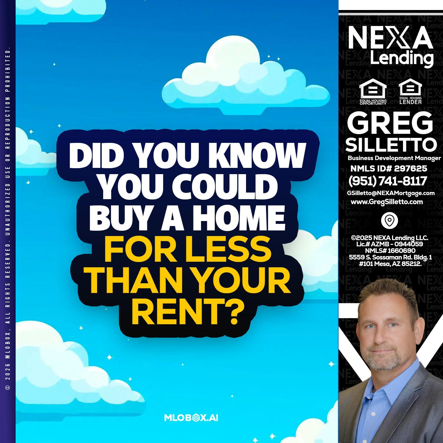 DID YOU KNOW - Greg Silletto -Business Development Manager
