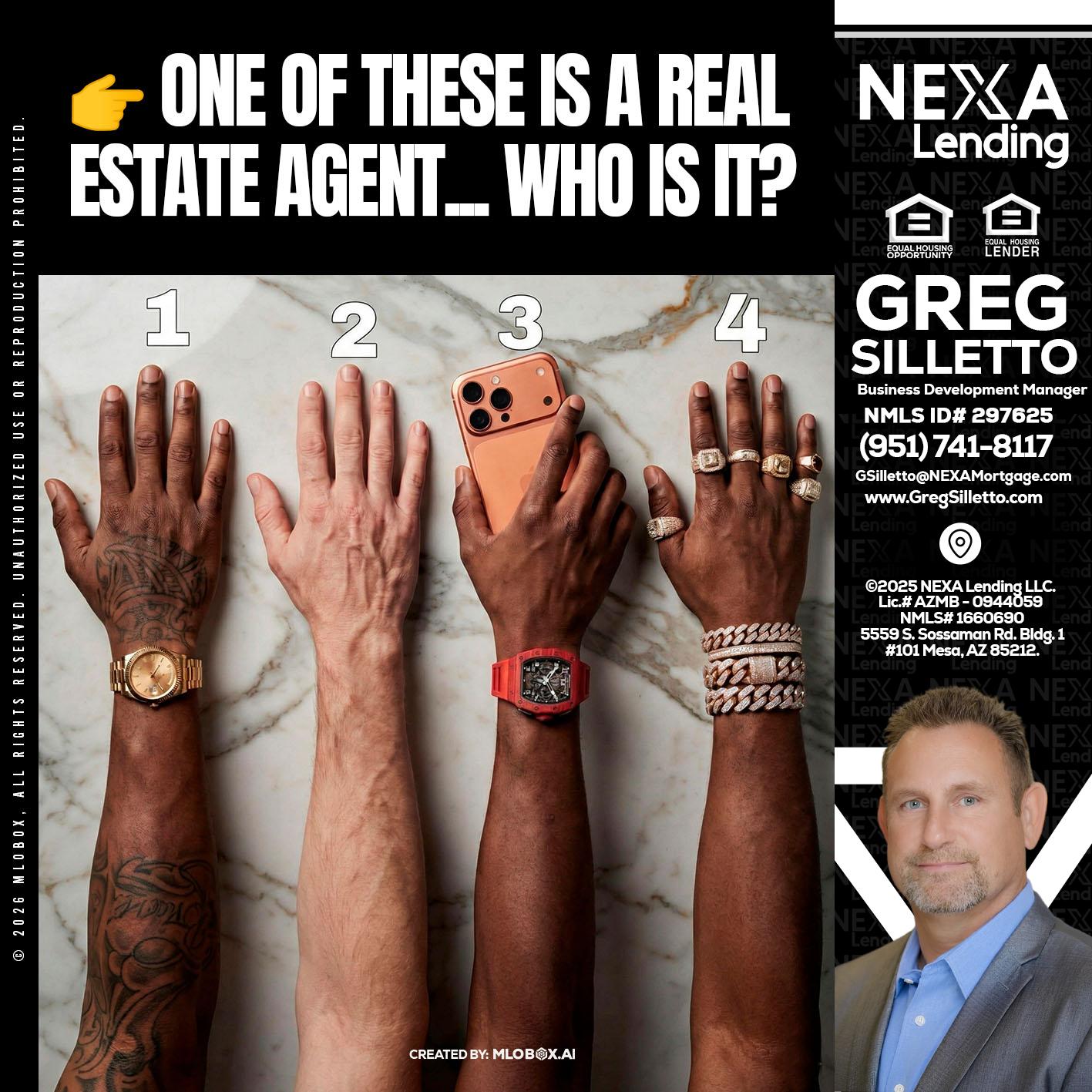ONE OF THESE - Greg Silletto -Business Development Manager