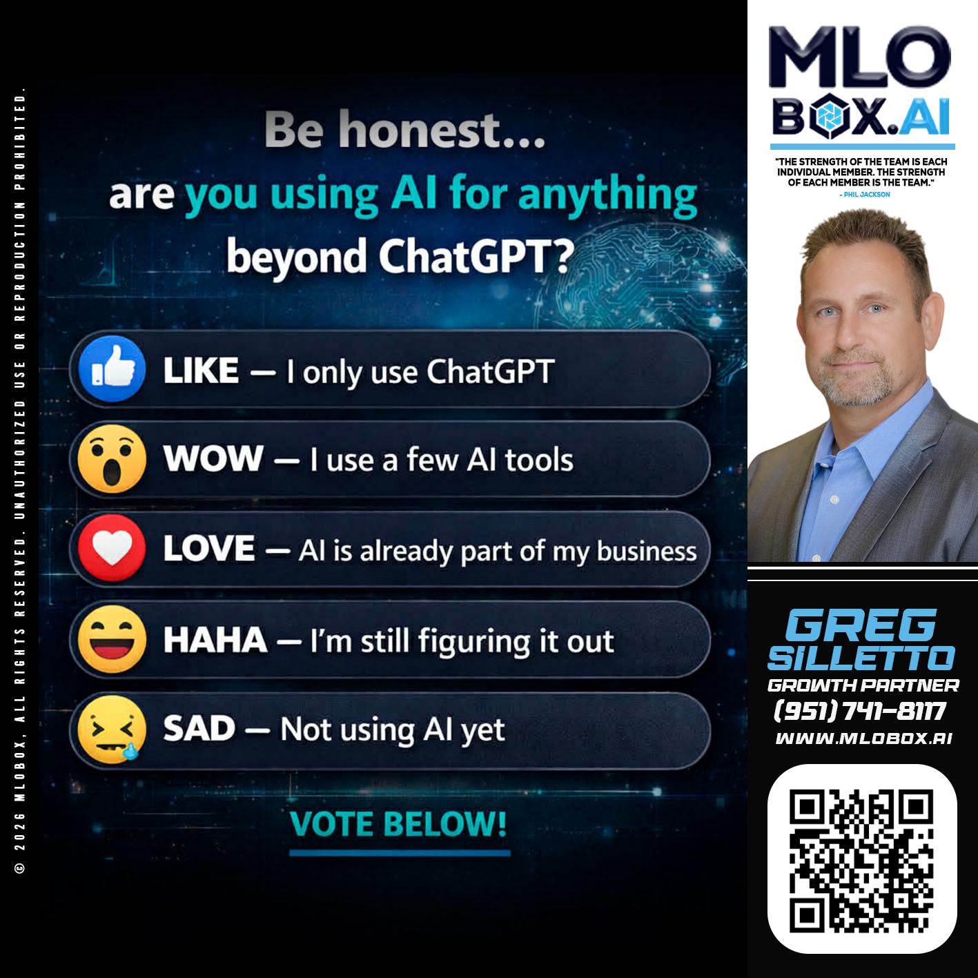 BE HONEST - Greg Silletto -Business Development Manager