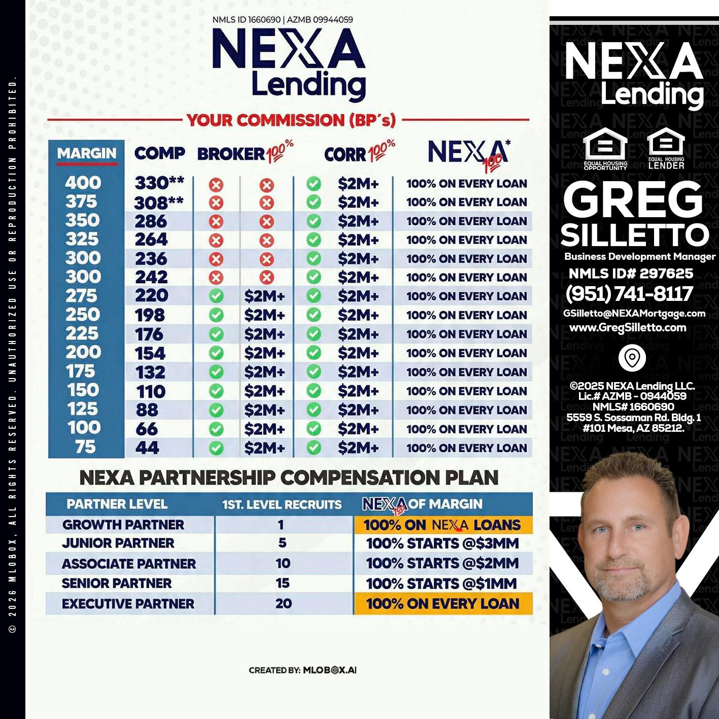 COMP - Greg Silletto -Business Development Manager