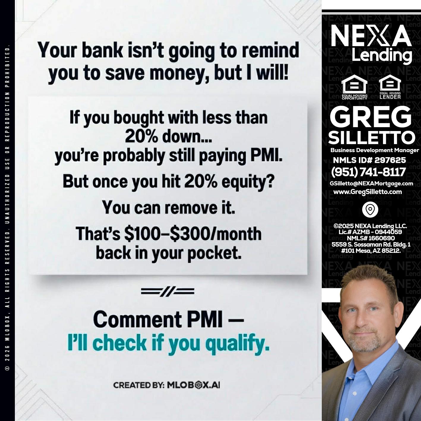 YOUR BANK ISNT - Greg Silletto -Business Development Manager
