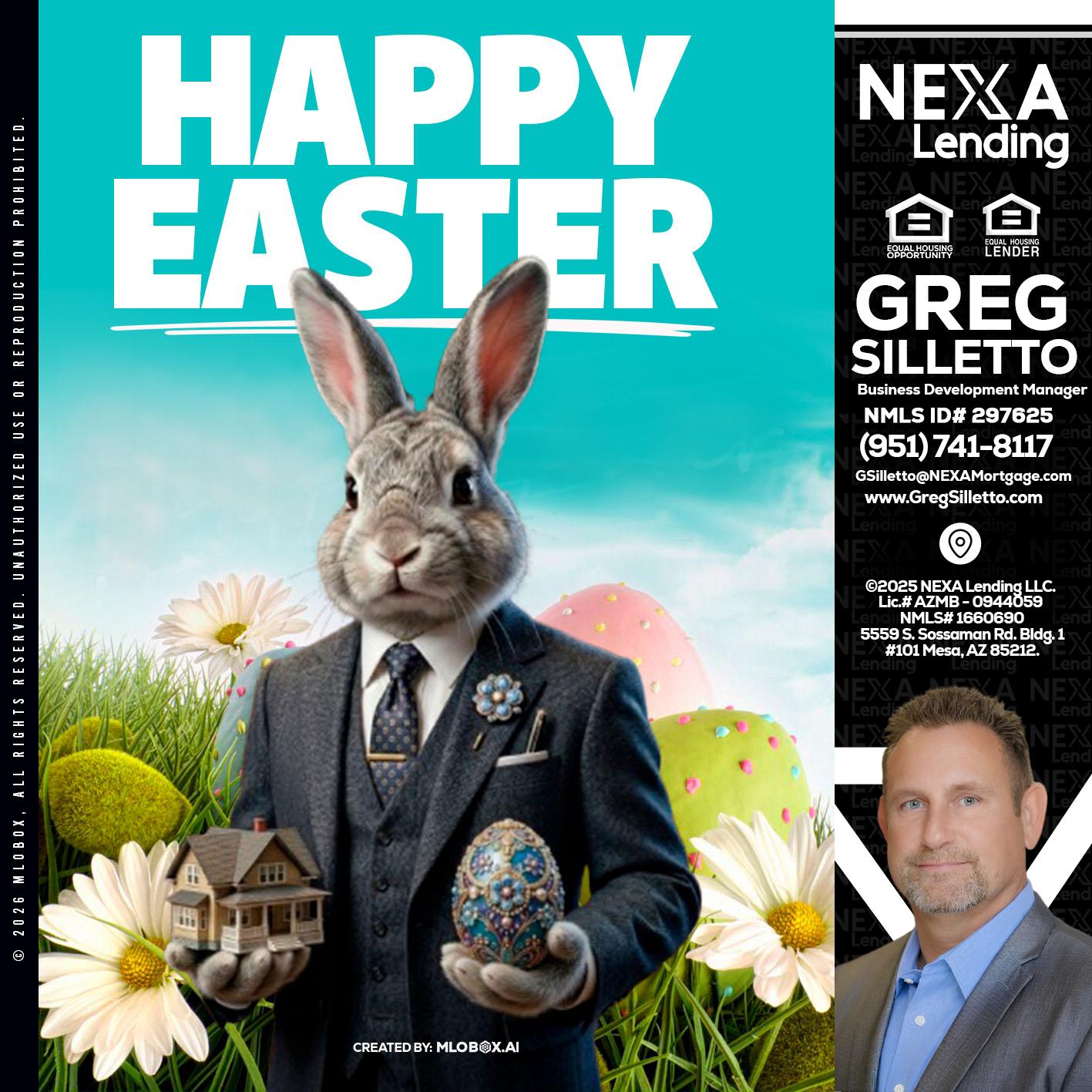HAPPY EASTER - Greg Silletto -Business Development Manager