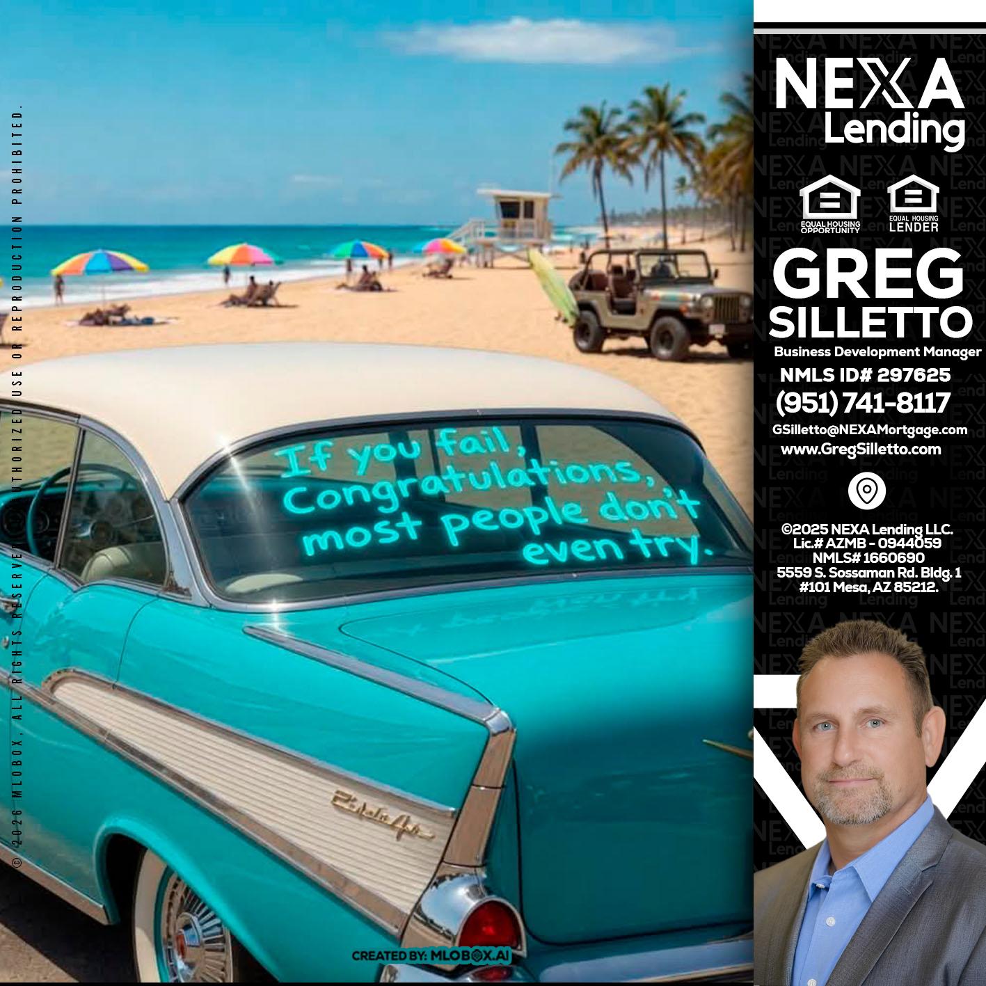 if you - Greg Silletto -Business Development Manager