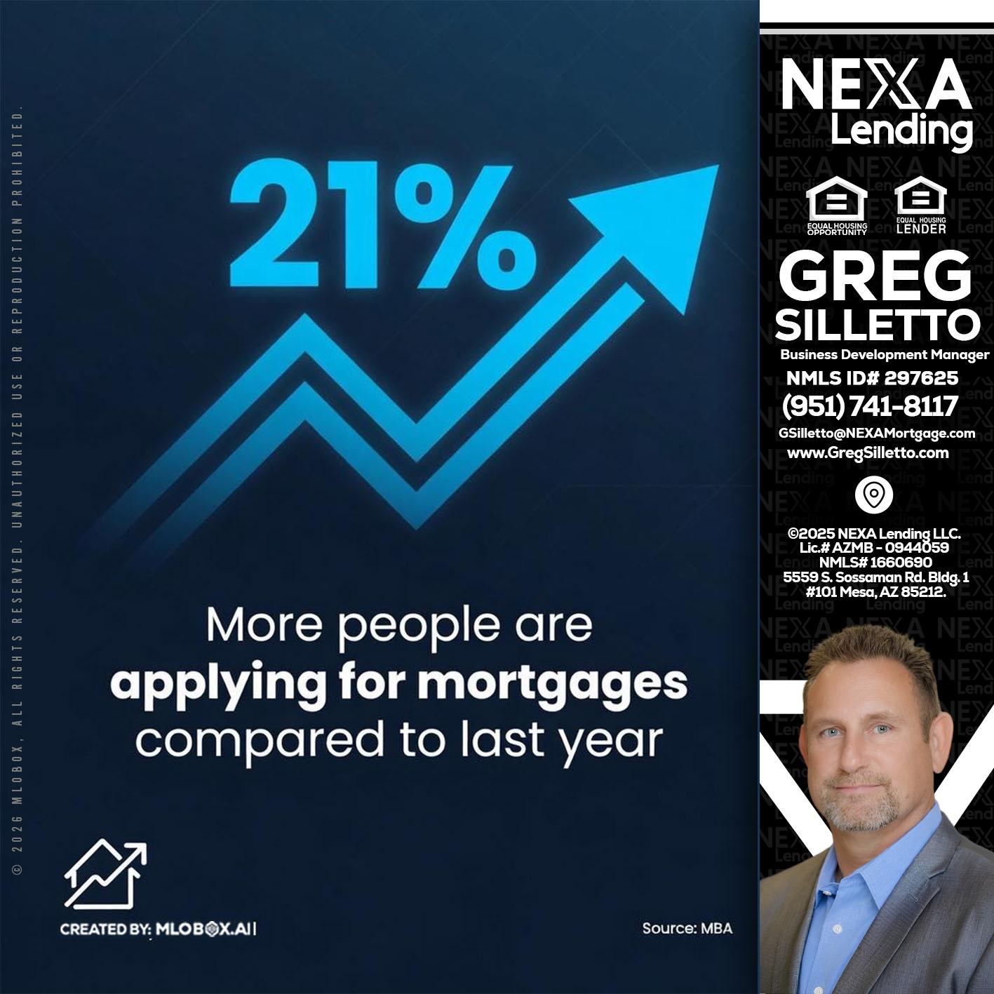 21% - Greg Silletto -Business Development Manager