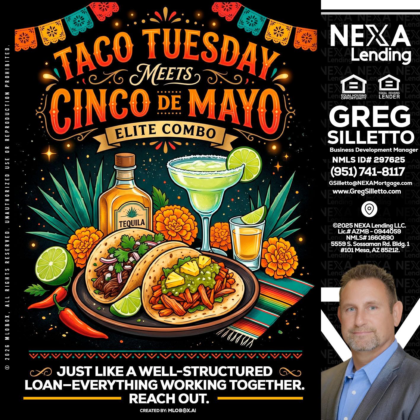 TACO TUESDAY - Greg Silletto -Business Development Manager
