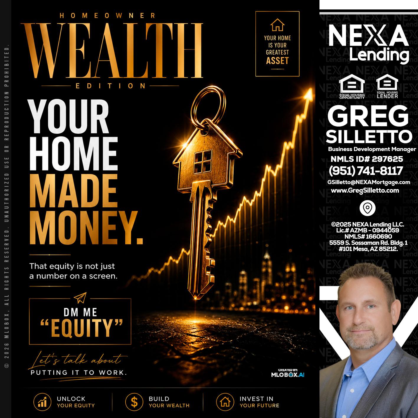 YOUR HOME MADE - Greg Silletto -Business Development Manager