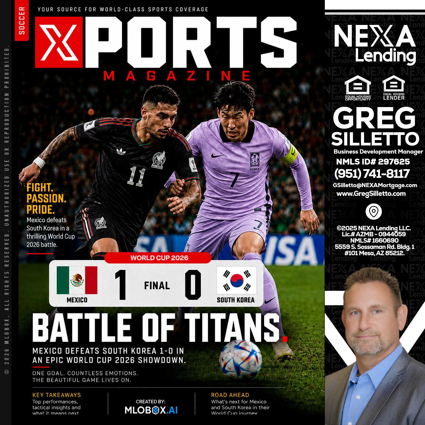 XPORTS MAGAZINE - Greg Silletto -Business Development Manager