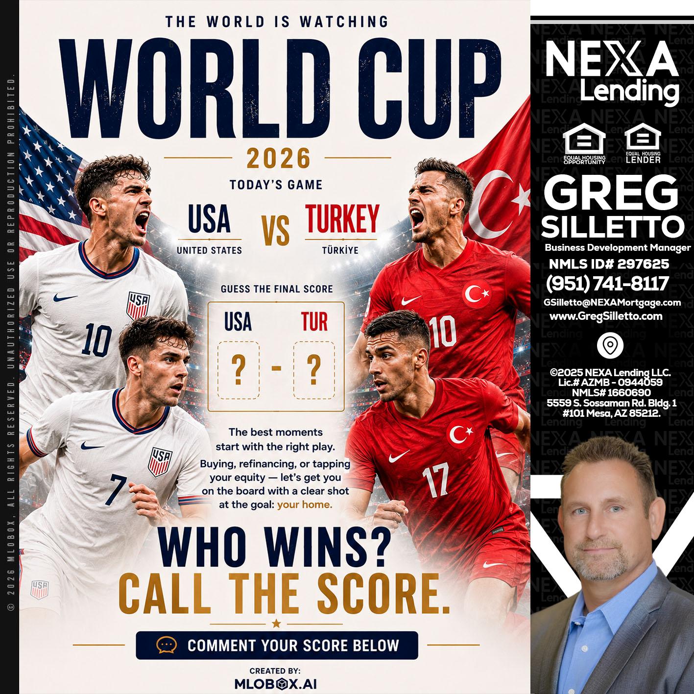 WORLD CUP 2026 - Greg Silletto -Business Development Manager