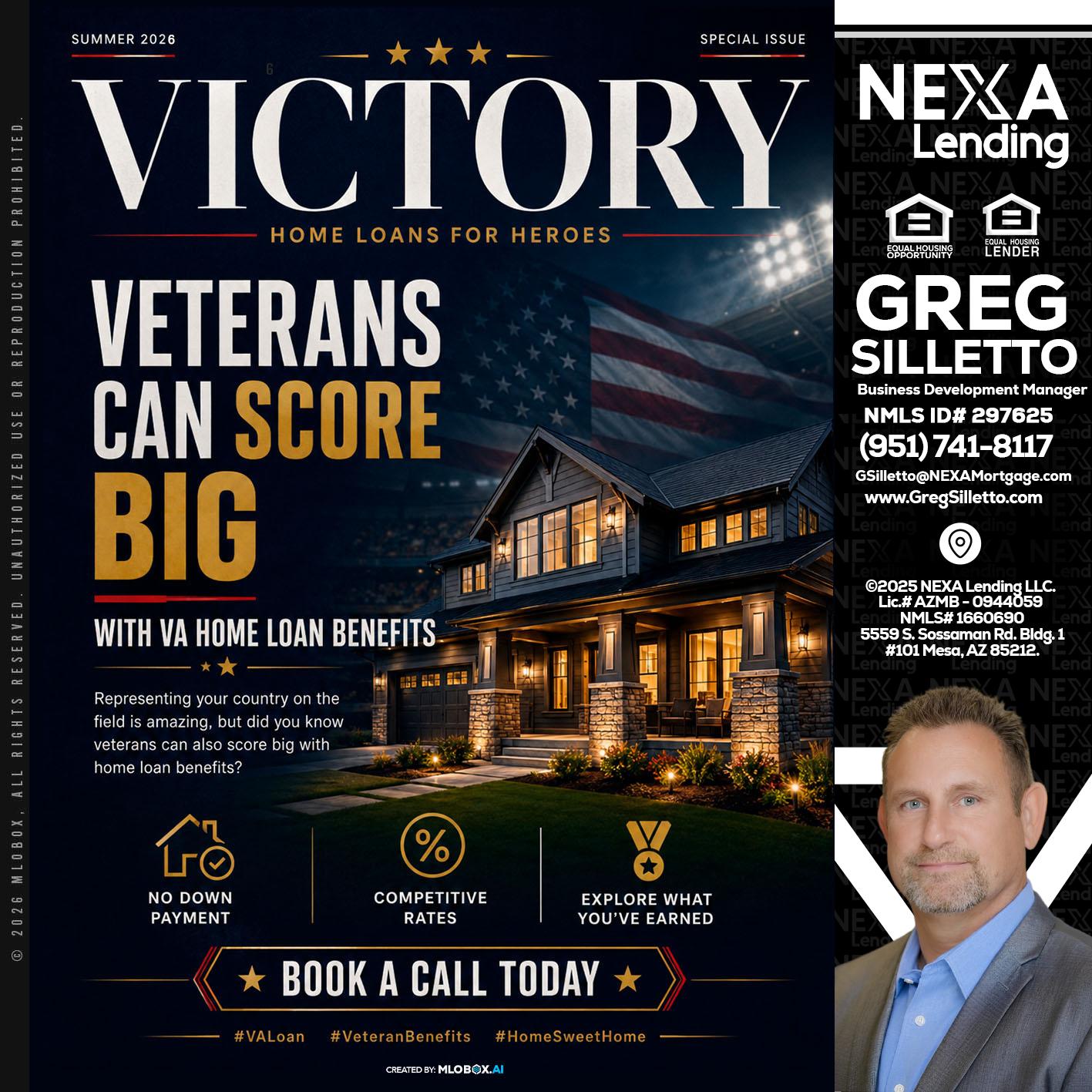 VICTORY - Greg Silletto -Business Development Manager