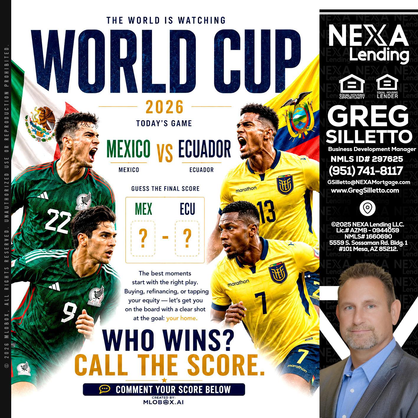 WORLD CUP 2026 - Greg Silletto -Business Development Manager