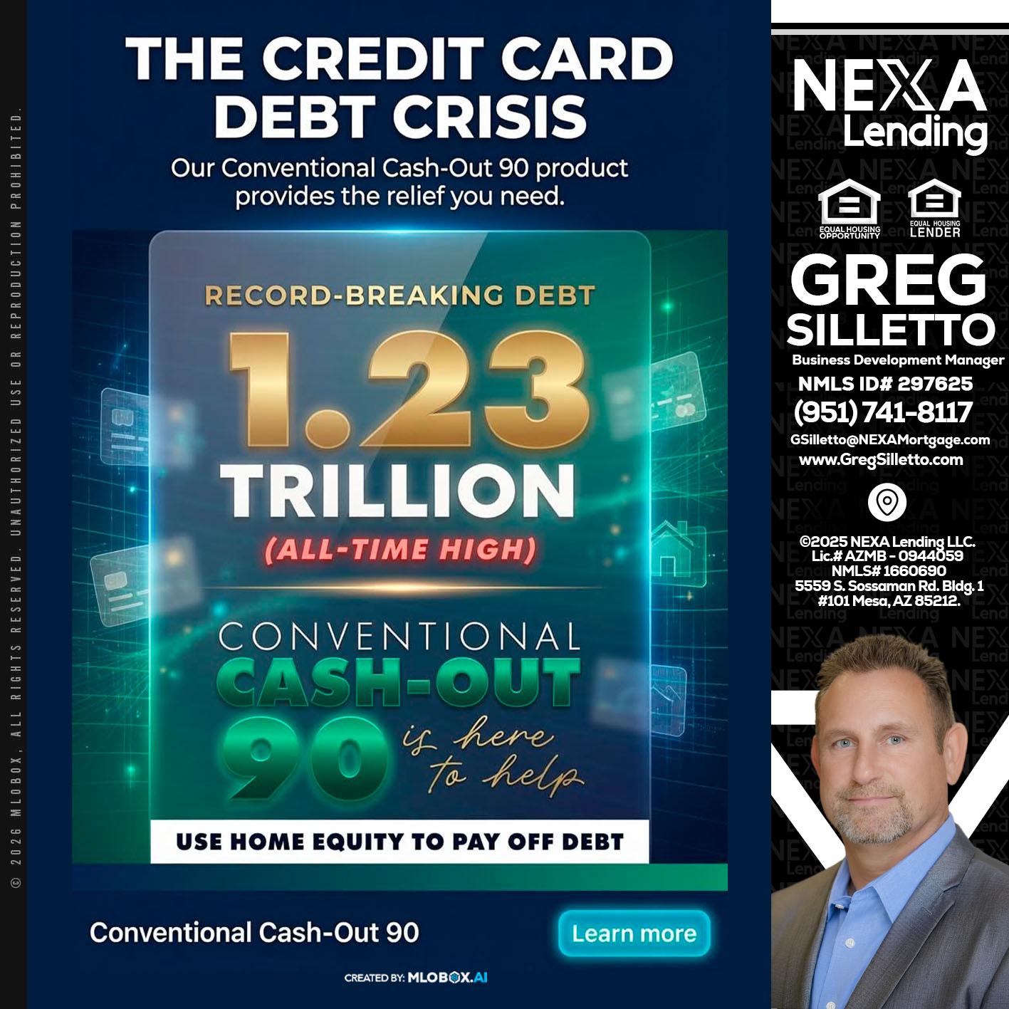 THE CREDIT CARD - Greg Silletto -Business Development Manager