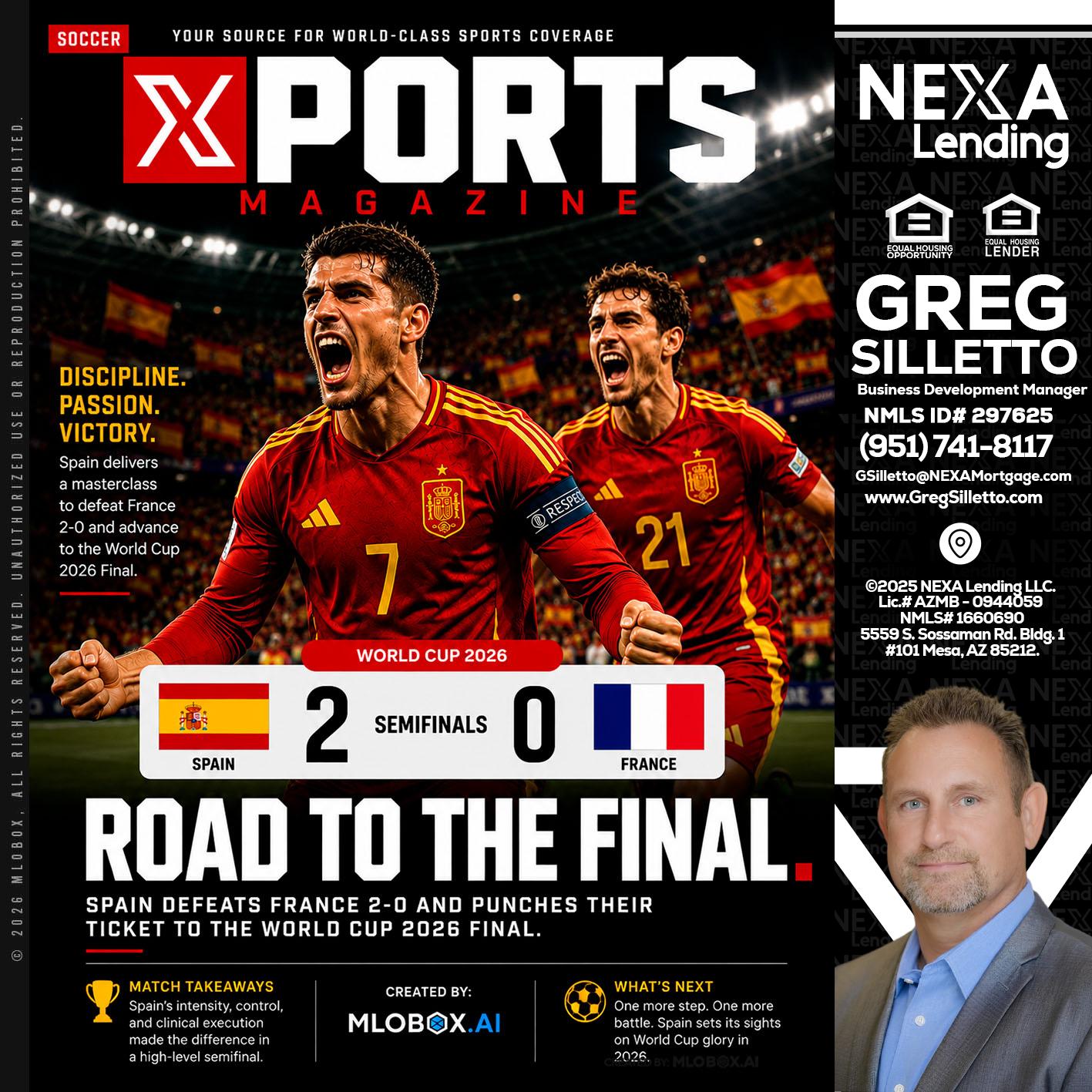 XPORTS WORLD CUP 2026 - Greg Silletto -Business Development Manager