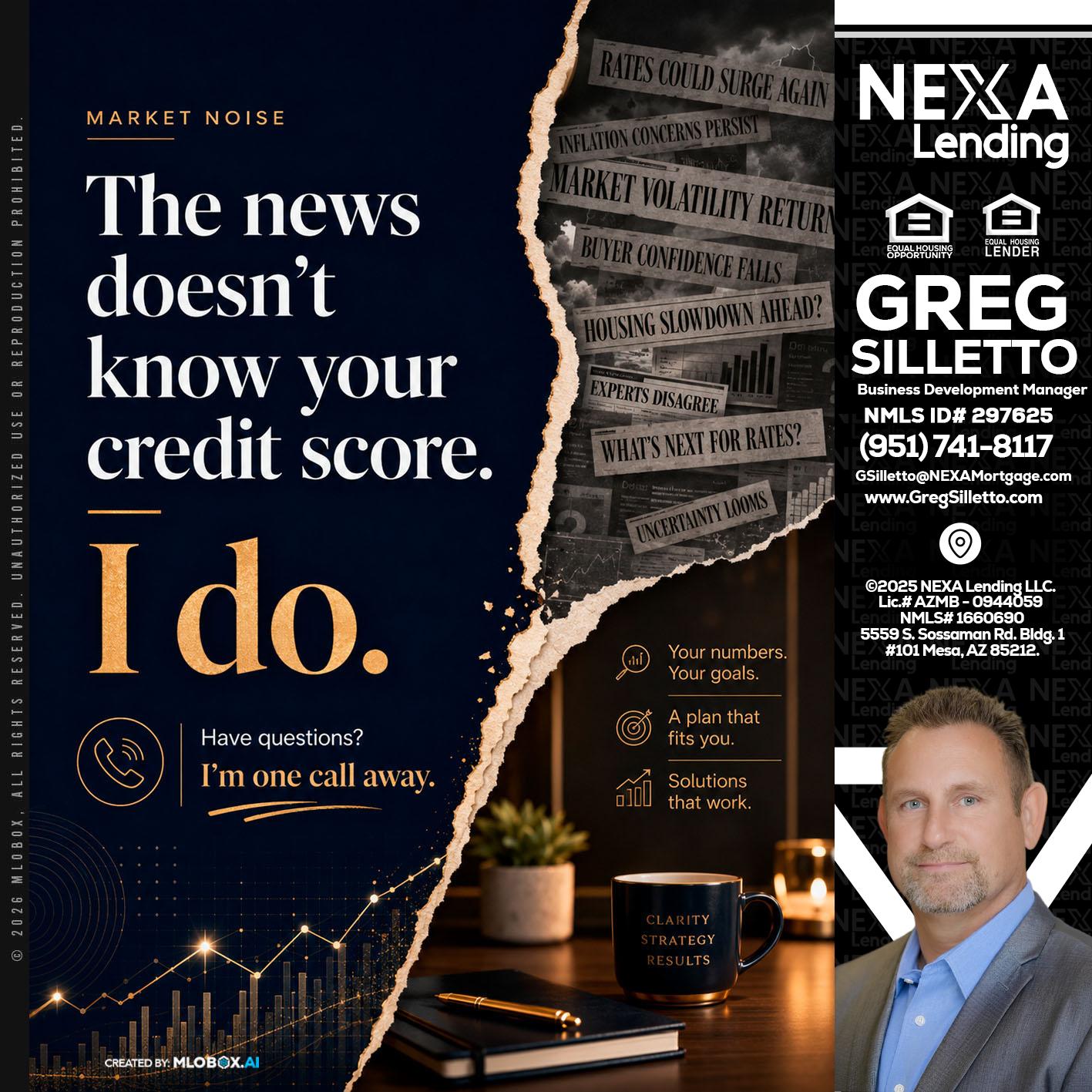 MARKET NOISE - Greg Silletto -Business Development Manager