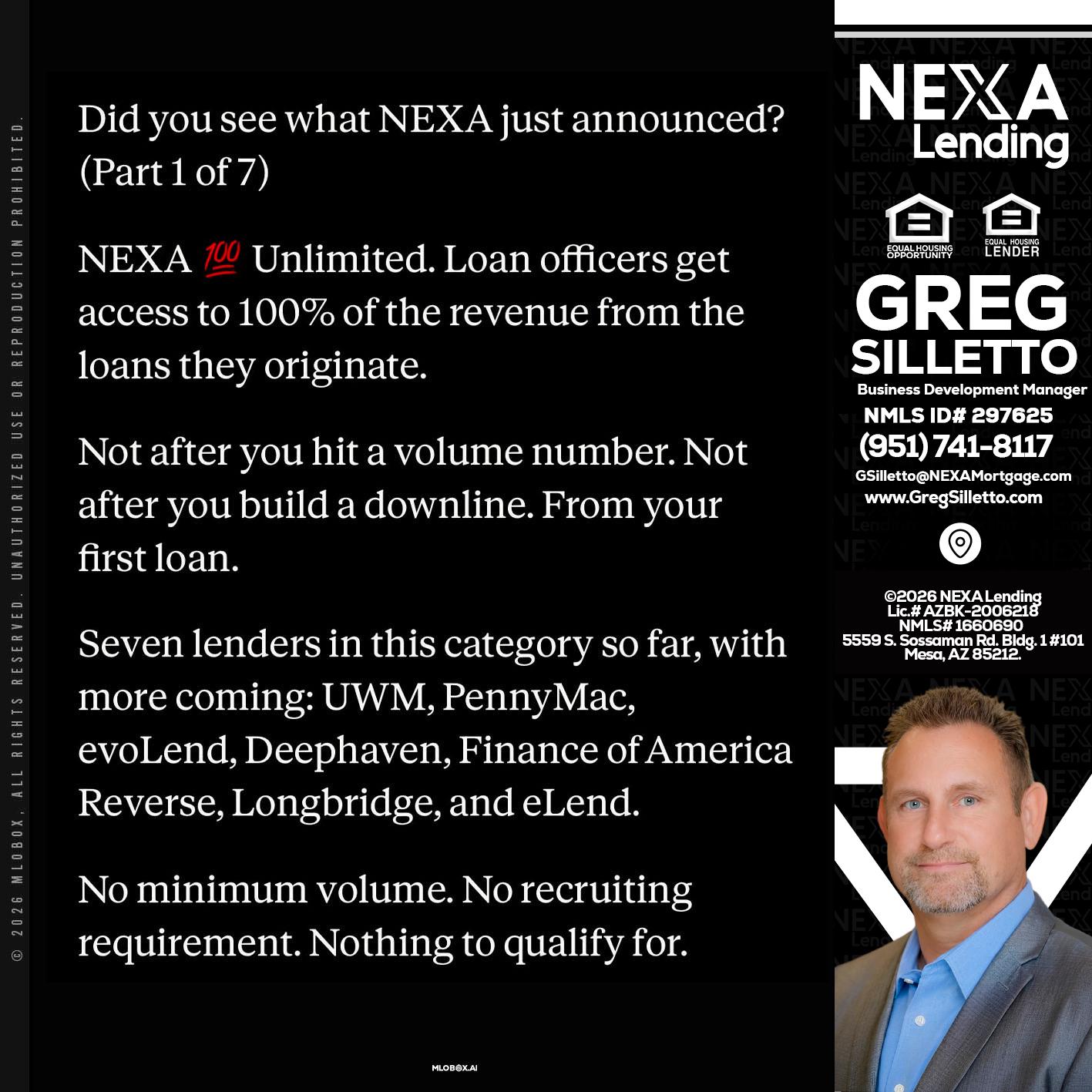 DID YOU KNOW - Greg Silletto -Business Development Manager
