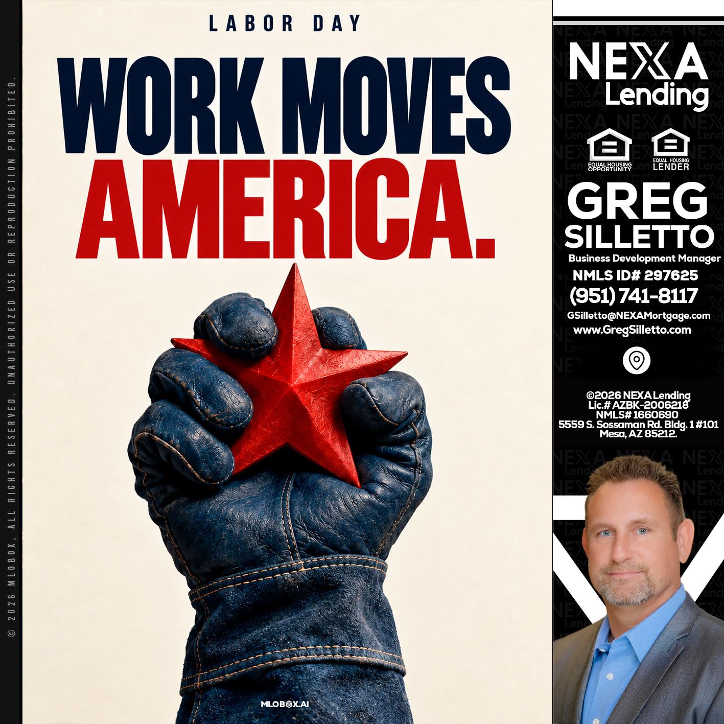 WORKS MOVES AMERICA - Greg Silletto -Business Development Manager